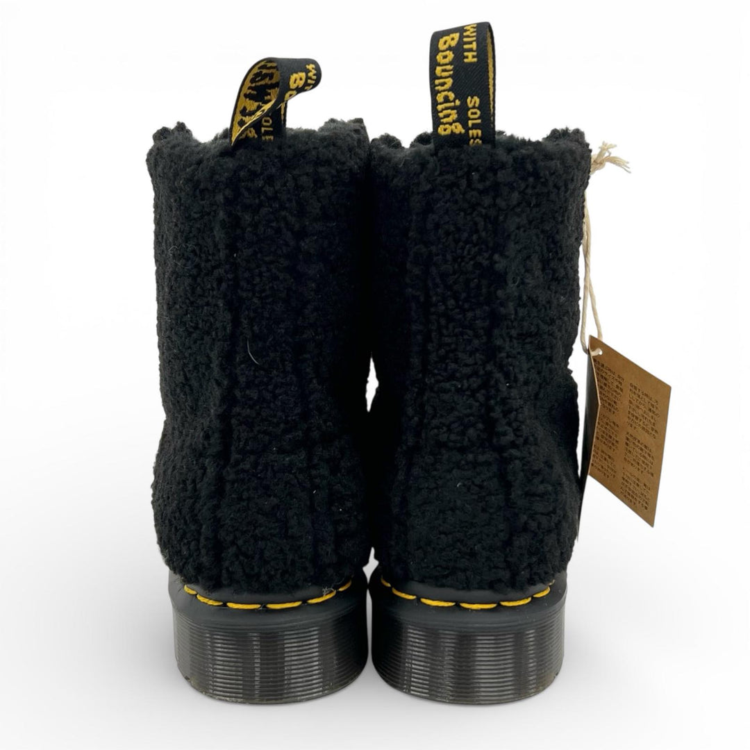 Pristine Dr.Martens boots 8-hole boa lace-up black Women 1460 PASCAL