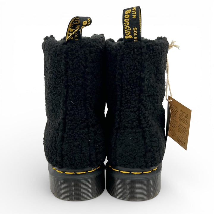 Pristine Dr.Martens boots 8-hole boa lace-up black Women 1460 PASCAL