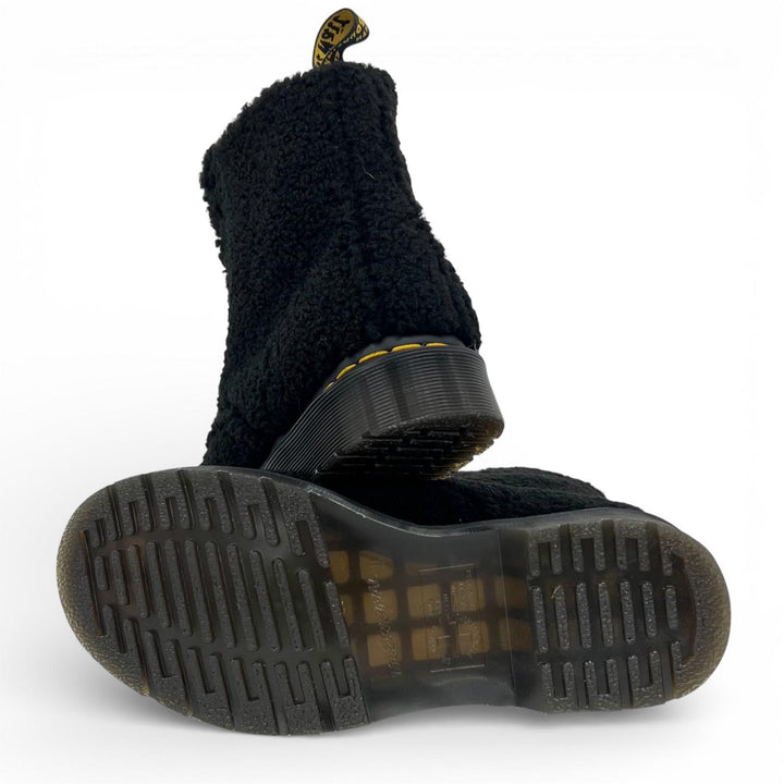 Pristine Dr.Martens boots 8-hole boa lace-up black Women 1460 PASCAL