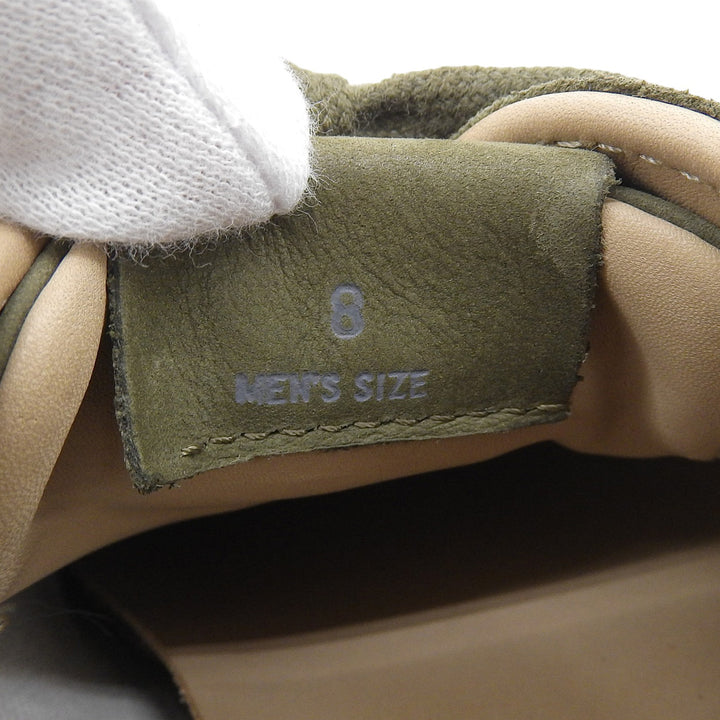 Pristine TOD’S Low cut sneakers Logo embossed lace-up khaki Nubuck mens 8