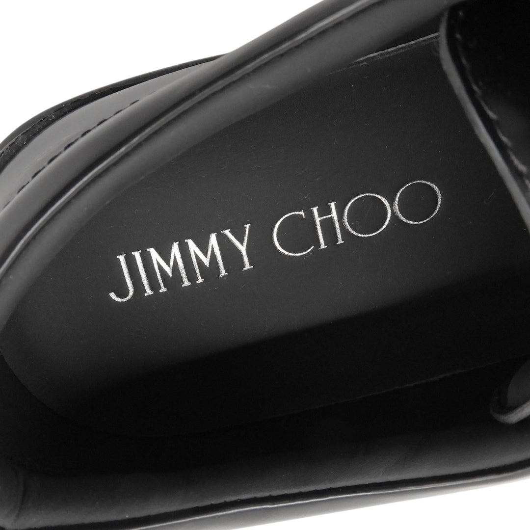 Great JIMMY CHOO sneakers Colt black leather mens 42
