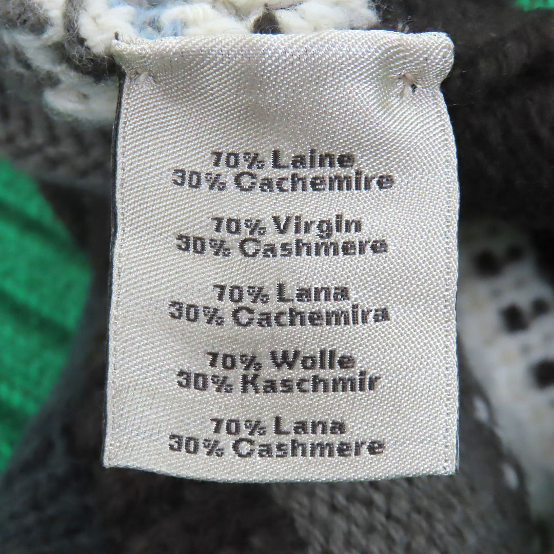 Pristine HERMES knit Long sleeve Green system wool mens S