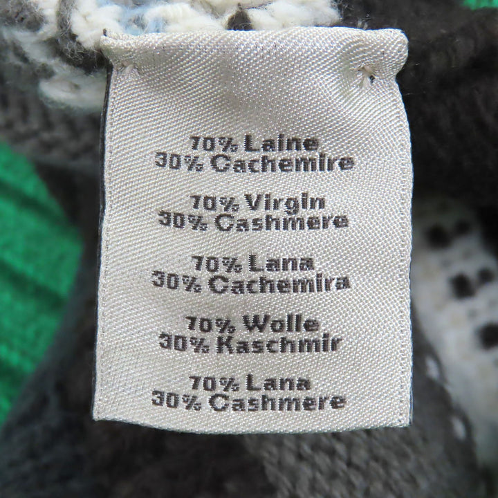 Pristine HERMES knit Long sleeve Green system wool mens S