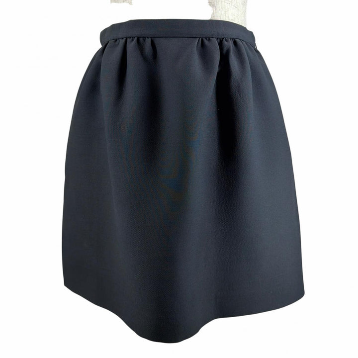 Great Christian Dior Mini skirt black wool Women 40 111J30A1166
