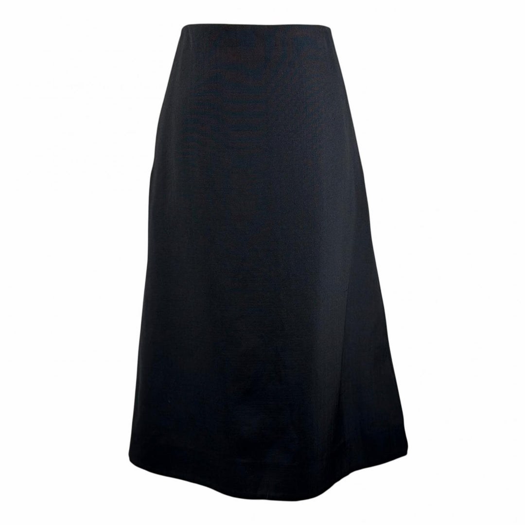Excellent JIL SANDER skirt Midi black Rayon Women 34 J01MA0103