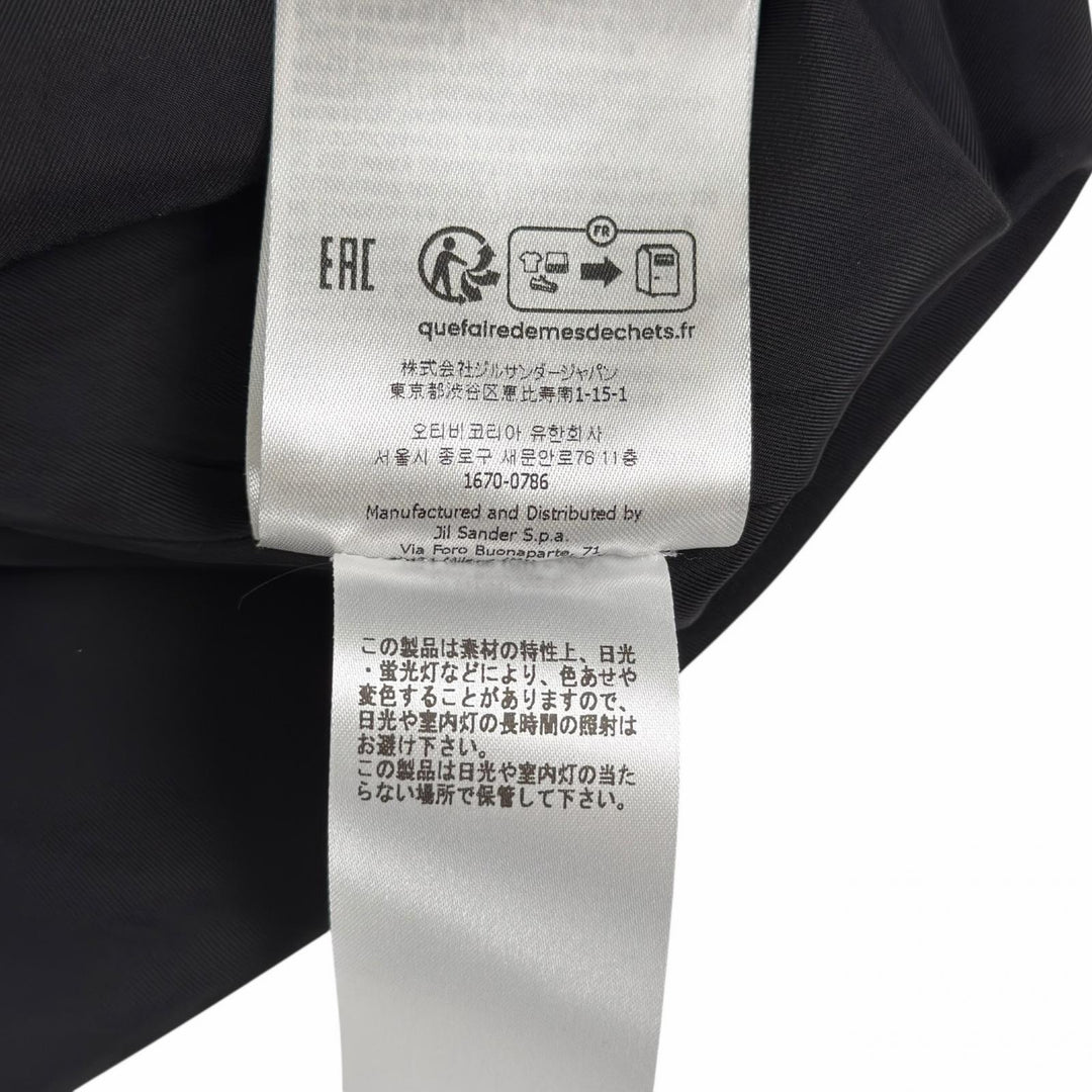 Excellent JIL SANDER skirt Midi black Rayon Women 34 J01MA0103
