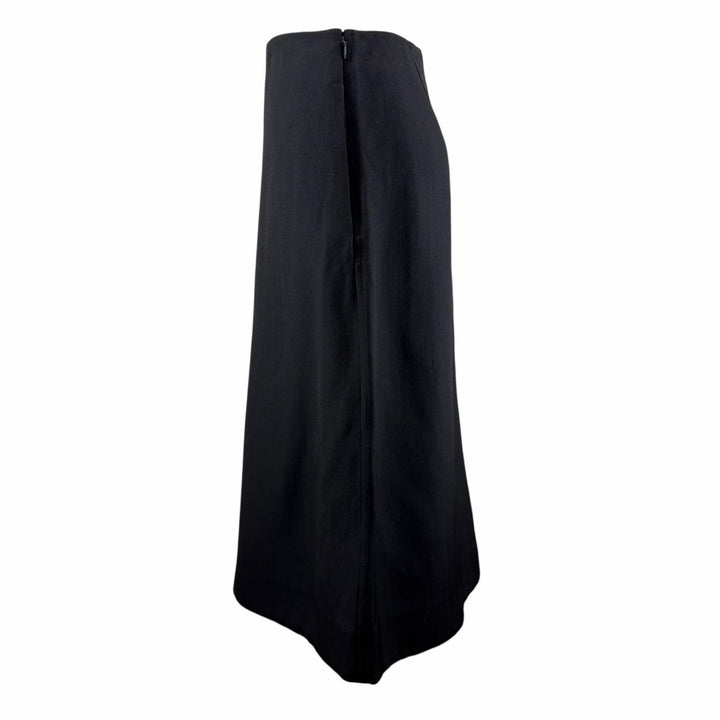 Excellent JIL SANDER skirt Midi black Rayon Women 34 J01MA0103