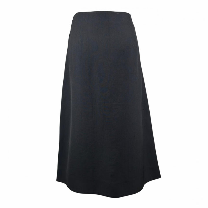 Excellent JIL SANDER skirt Midi black Rayon Women 34 J01MA0103