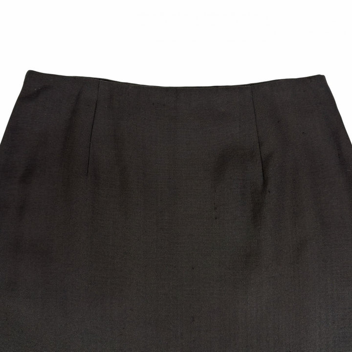 Excellent JIL SANDER skirt Midi black Rayon Women 34 J01MA0103