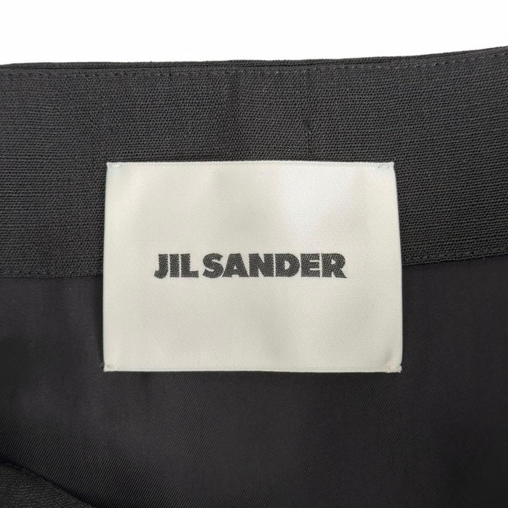 Excellent JIL SANDER skirt Midi black Rayon Women 34 J01MA0103