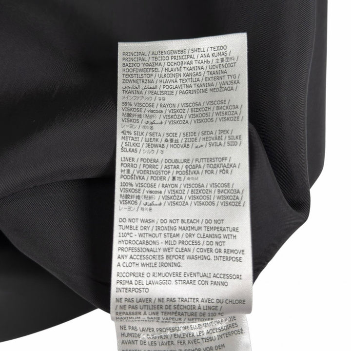 Excellent JIL SANDER skirt Midi black Rayon Women 34 J01MA0103