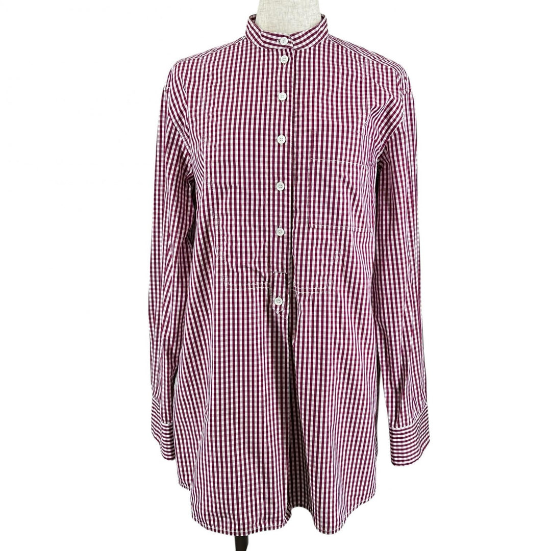 Great CELINE Long sleeve shirt Purple cotton Women 34