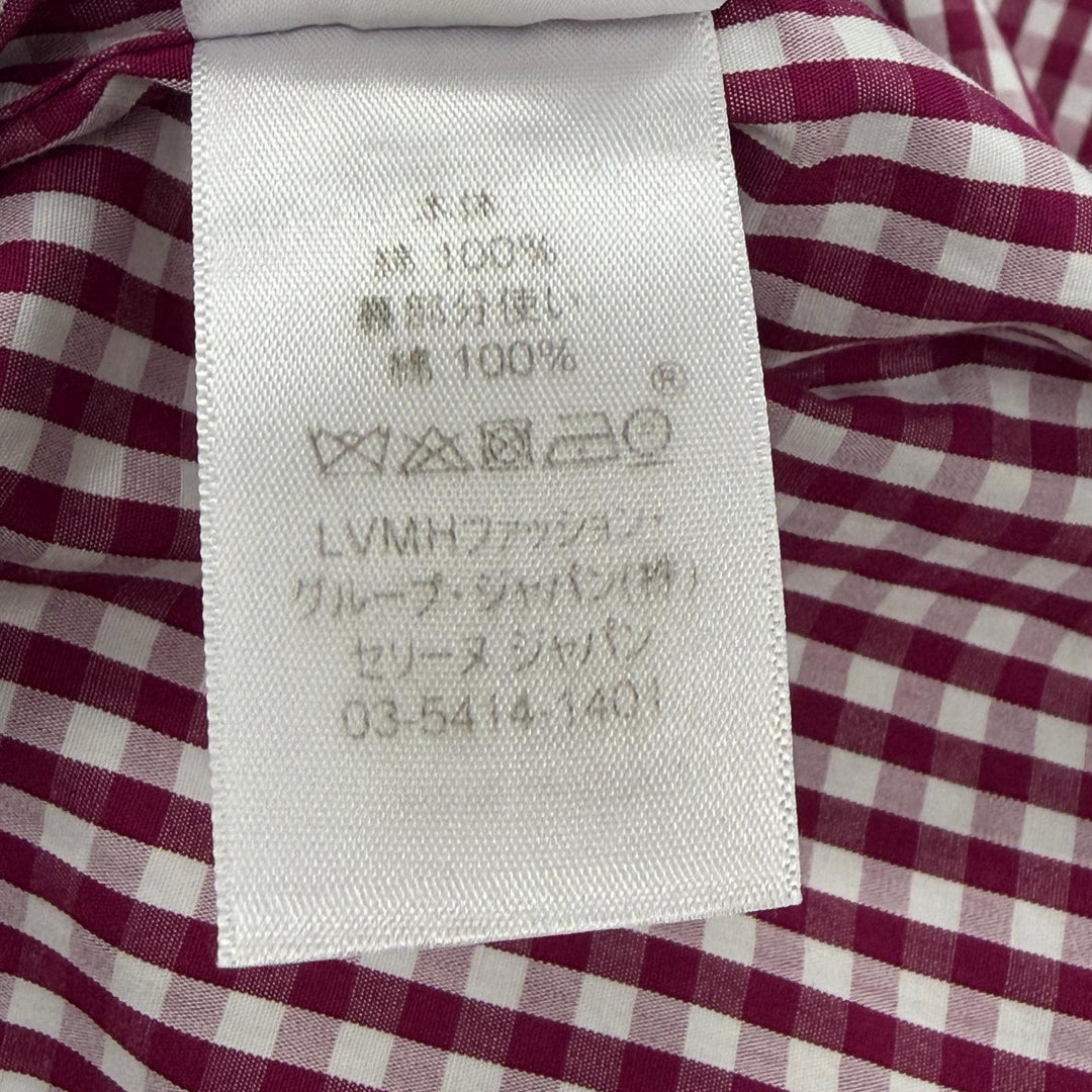 Great CELINE Long sleeve shirt Purple cotton Women 34