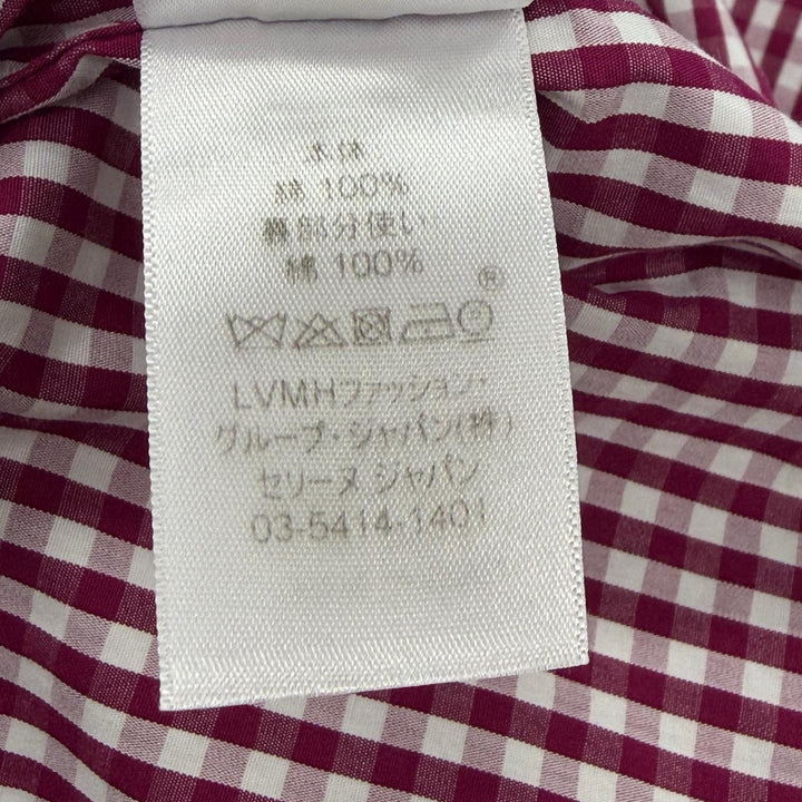 Great CELINE Long sleeve shirt Purple cotton Women 34