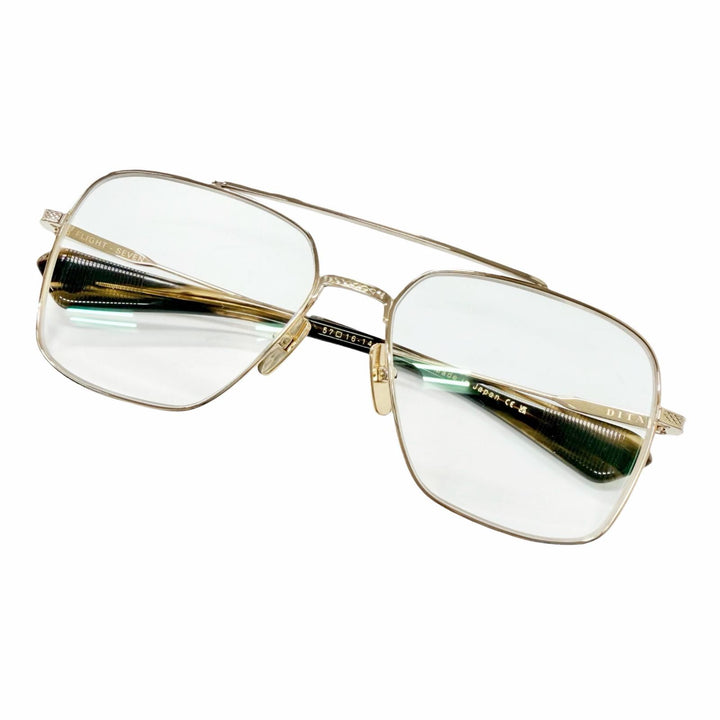 Pristine DITA Glasses FLIGHT-SEVEN gold mens DTX111-57-02