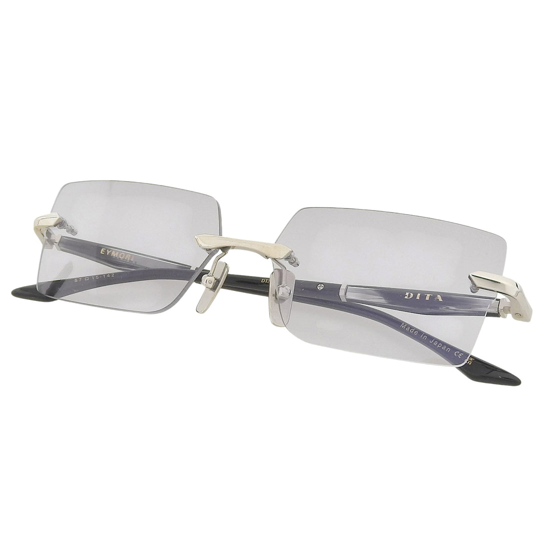 Pristine DITA Glasses EYMORI Rimless black mens DTX462