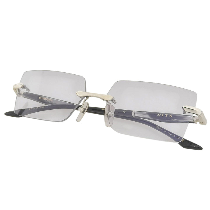 Pristine DITA Glasses EYMORI Rimless black mens DTX462