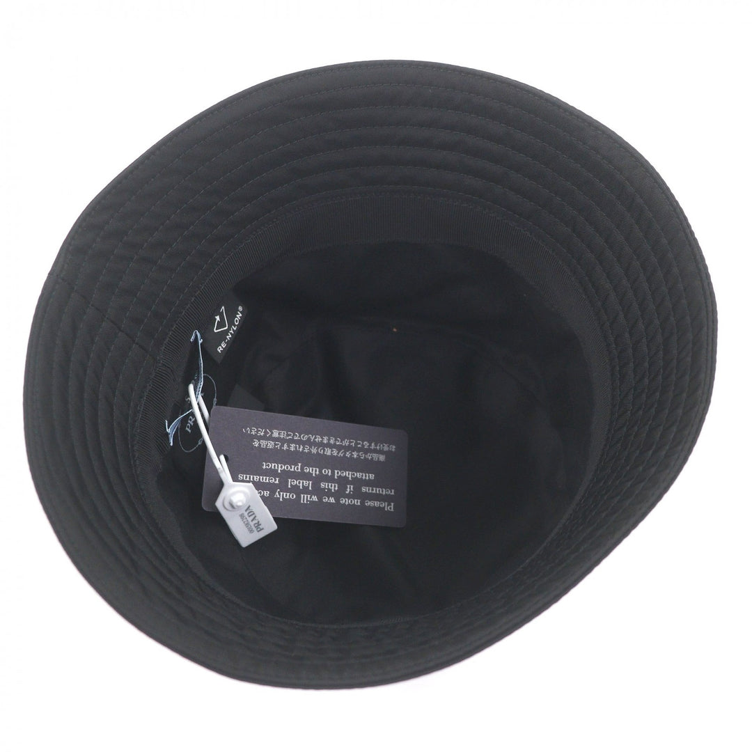 Pristine PRADA hat Triangle logo triangular plate Re-Nylon bucket