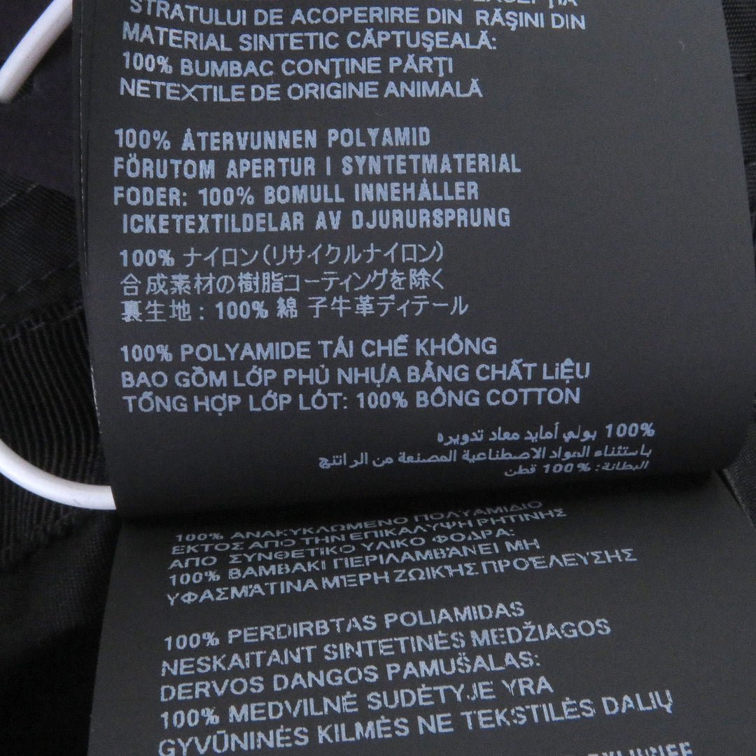 Pristine PRADA hat Triangle logo triangular plate Re-Nylon bucket