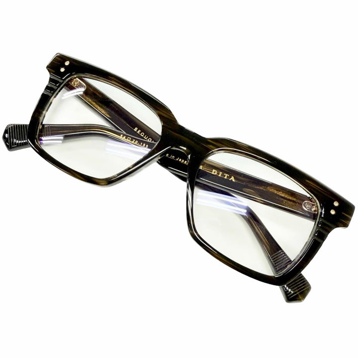 Pristine DITA Glasses SEQUOIA Clear brown mens DTX757