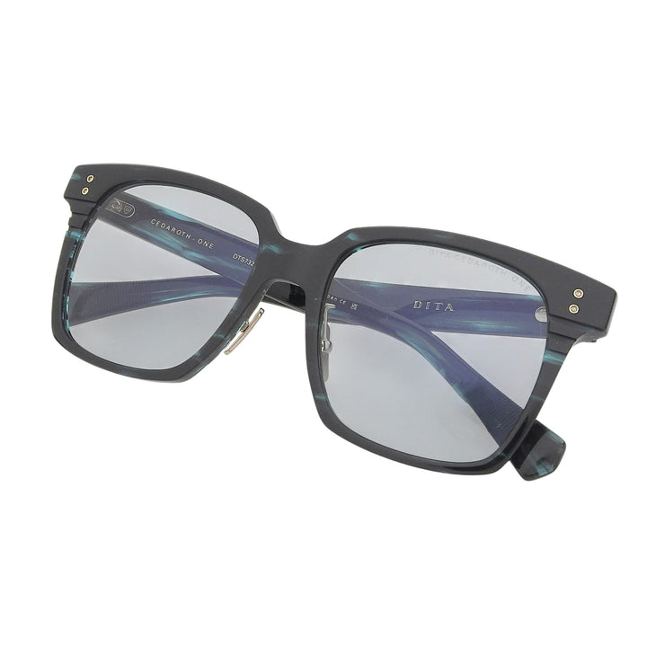 Pristine DITA sunglasses CEDAROTH-ONE Square frame green mens DTS732