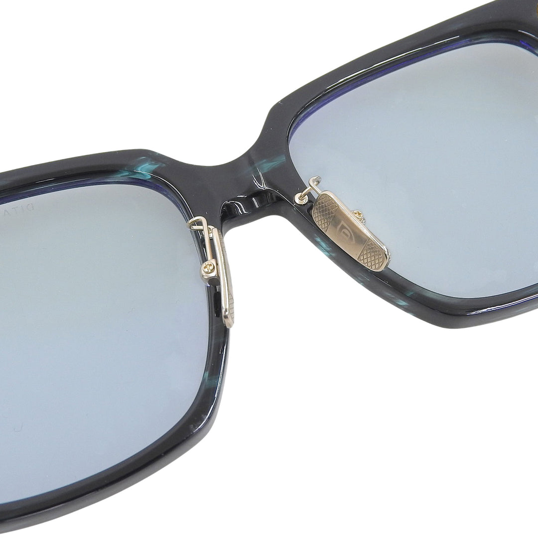 Pristine DITA sunglasses CEDAROTH-ONE Square frame green mens DTS732
