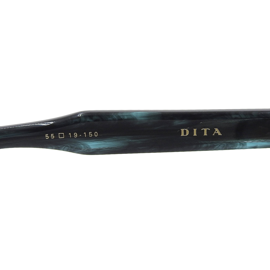 Pristine DITA sunglasses CEDAROTH-ONE Square frame green mens DTS732