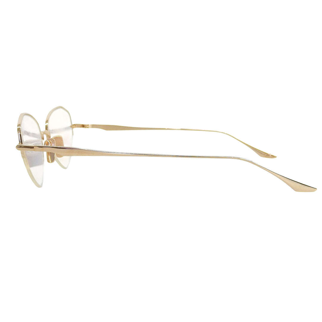 Pristine DITA Glasses LUNARI Geometric frame gold Women DTX193-A-02