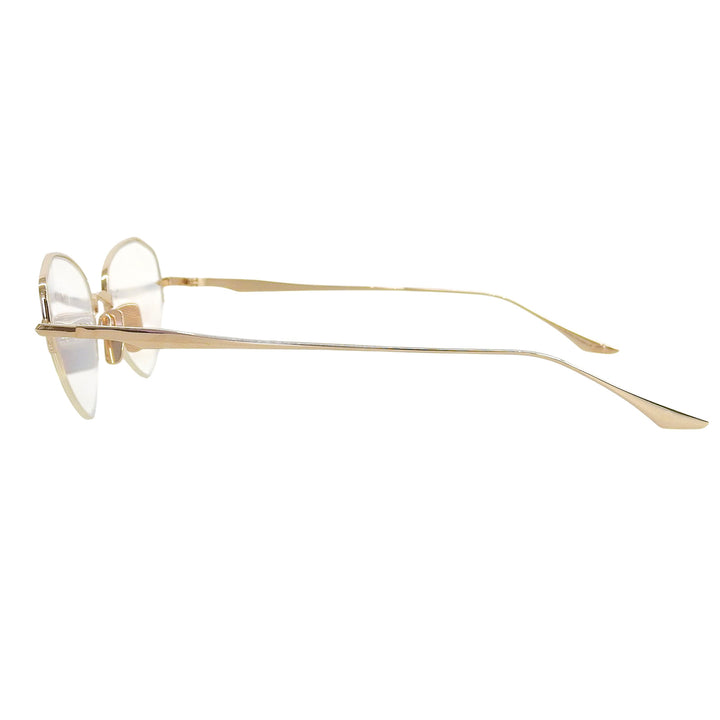 Pristine DITA Glasses LUNARI Geometric frame gold Women DTX193-A-02