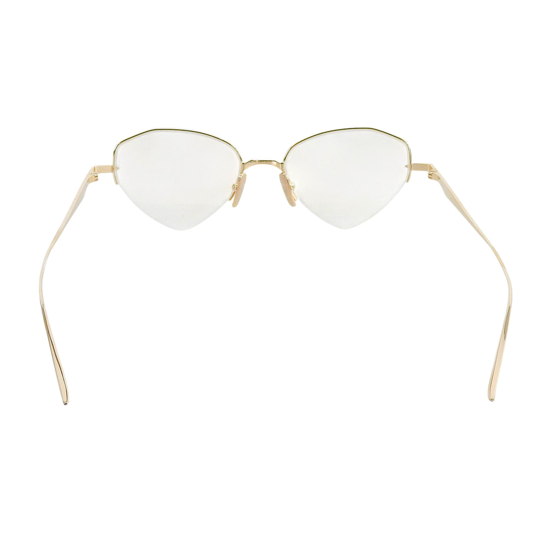 Pristine DITA Glasses LUNARI Geometric frame gold Women DTX193-A-02