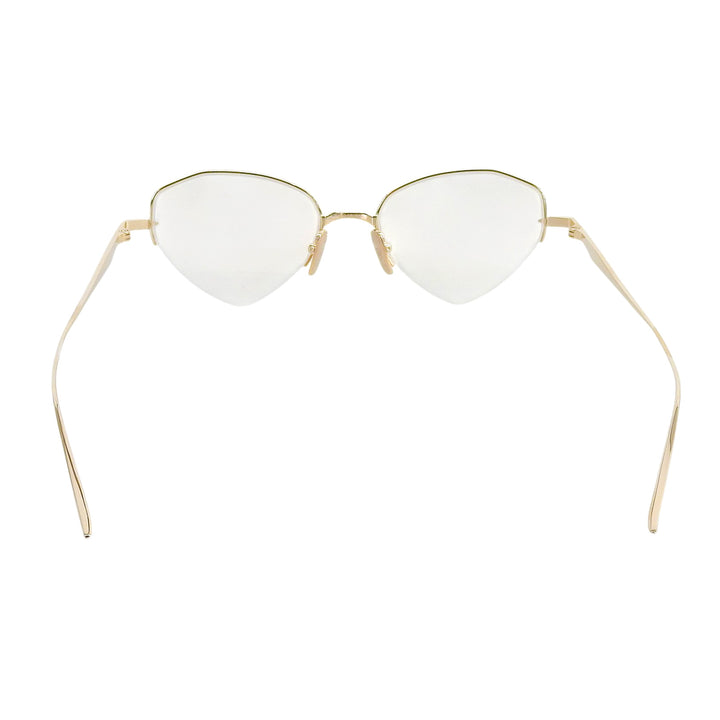 Pristine DITA Glasses LUNARI Geometric frame gold Women DTX193-A-02