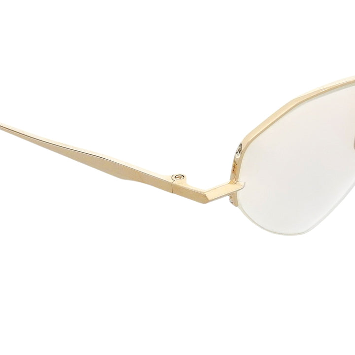 Pristine DITA Glasses LUNARI Geometric frame gold Women DTX193-A-02