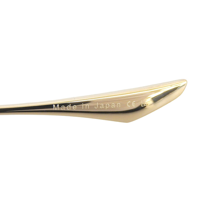 Pristine DITA Glasses LUNARI Geometric frame gold Women DTX193-A-02