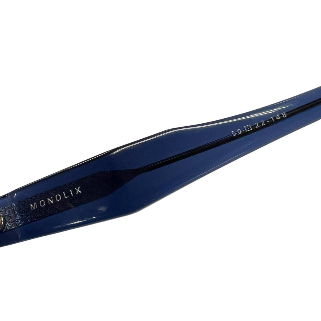 Pristine DITA Glasses MONOLIX Asian Fit Clear blue mens DTX750
