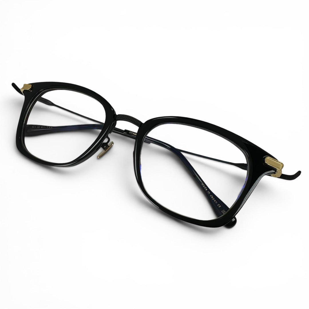 Pristine DITA Glasses STATESIDE-THREE Asia Limited black acetate DTX450-A-02