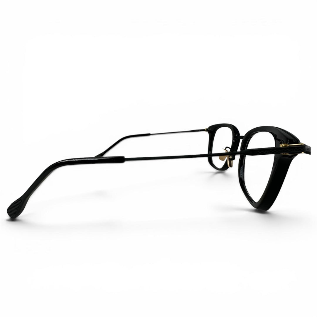 Pristine DITA Glasses STATESIDE-THREE Asia Limited black acetate DTX450-A-02