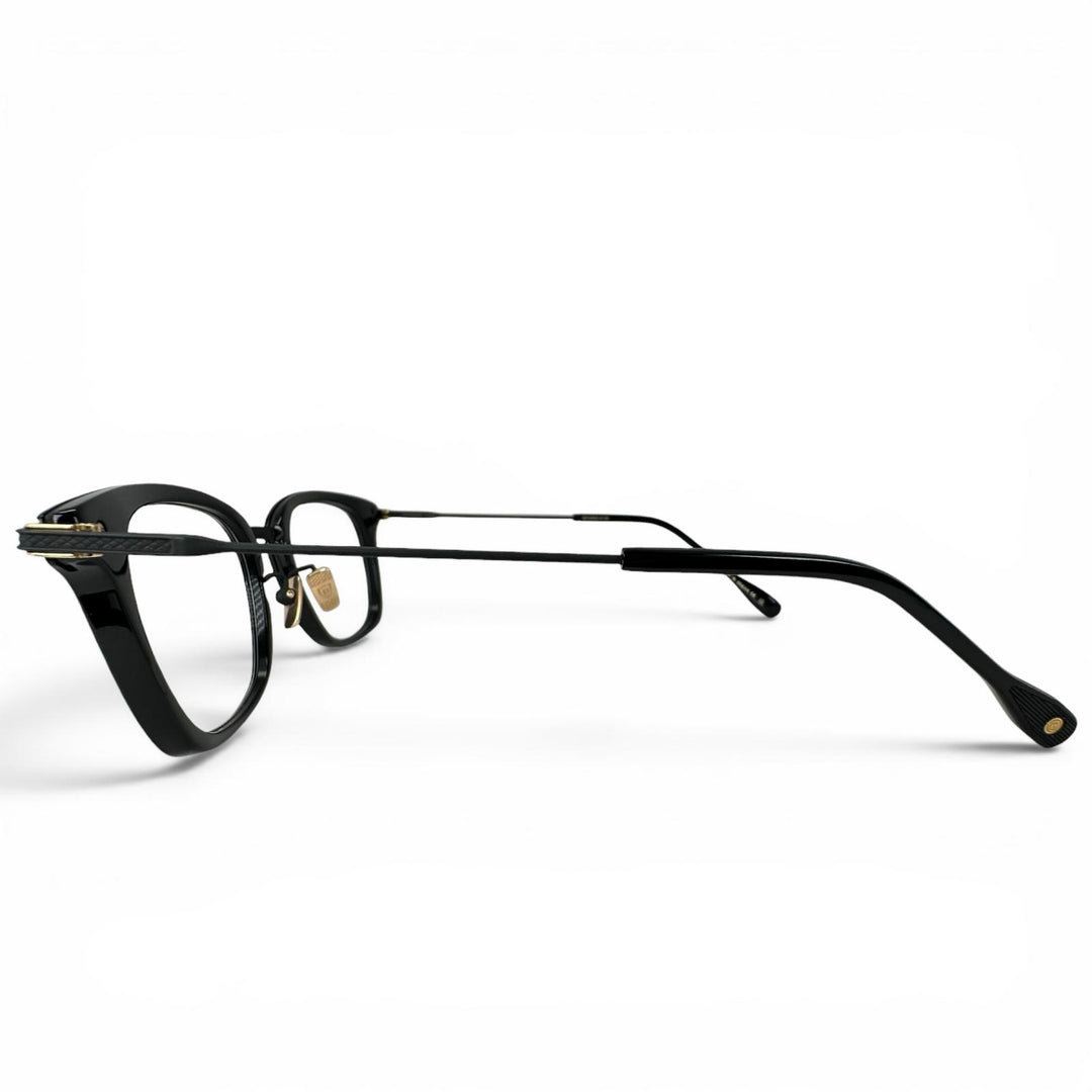 Pristine DITA Glasses STATESIDE-THREE Asia Limited black acetate DTX450-A-02