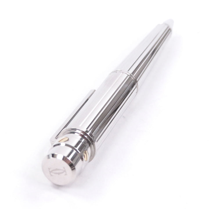 Excellent Cartier Ballpoint pen Santos de Cartier Current product Silver mens