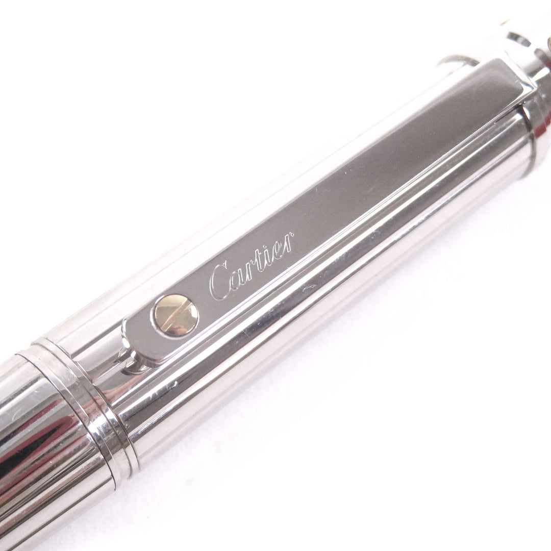 Excellent Cartier Ballpoint pen Santos de Cartier Current product Silver mens