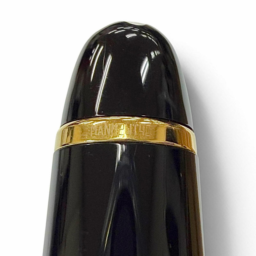 Great MONTBLANC fountain pen Meisterstück 145 Classic white star black 14K mens
