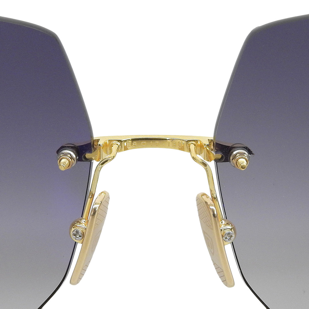 Pristine DITA sunglasses EMBRA Rimless gold Women DTS155-A-01