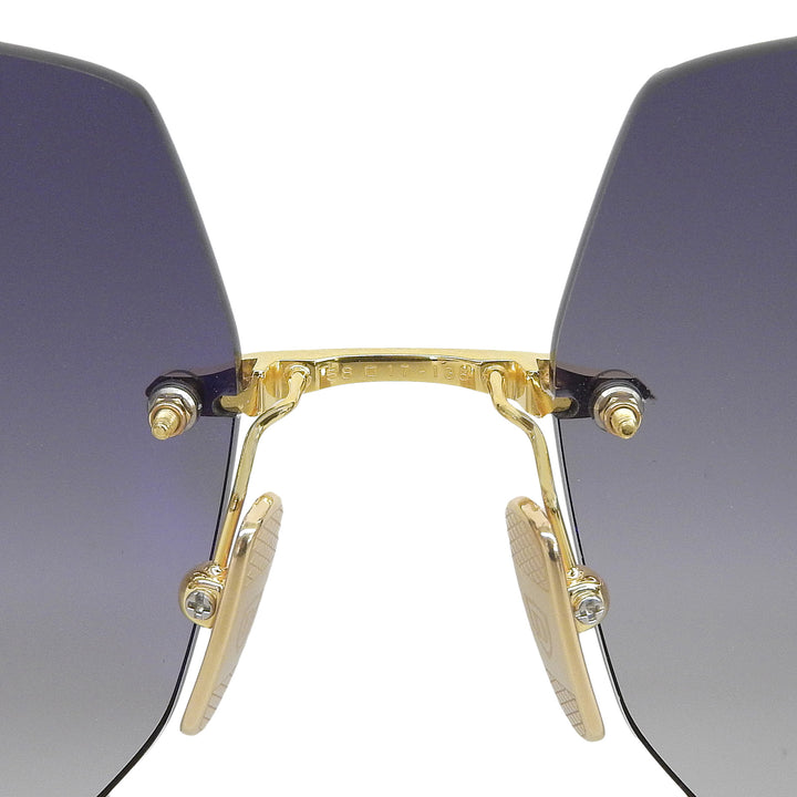 Pristine DITA sunglasses EMBRA Rimless gold Women DTS155-A-01