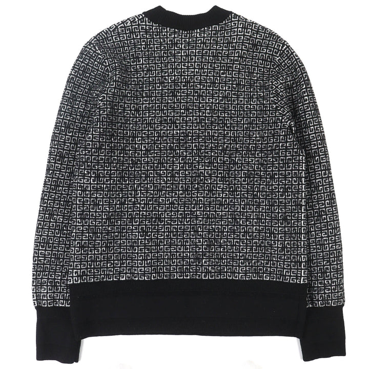 Great GIVENCHY 4G logo all-over long-sleeved knit sweater wool S BM90H84Y9F