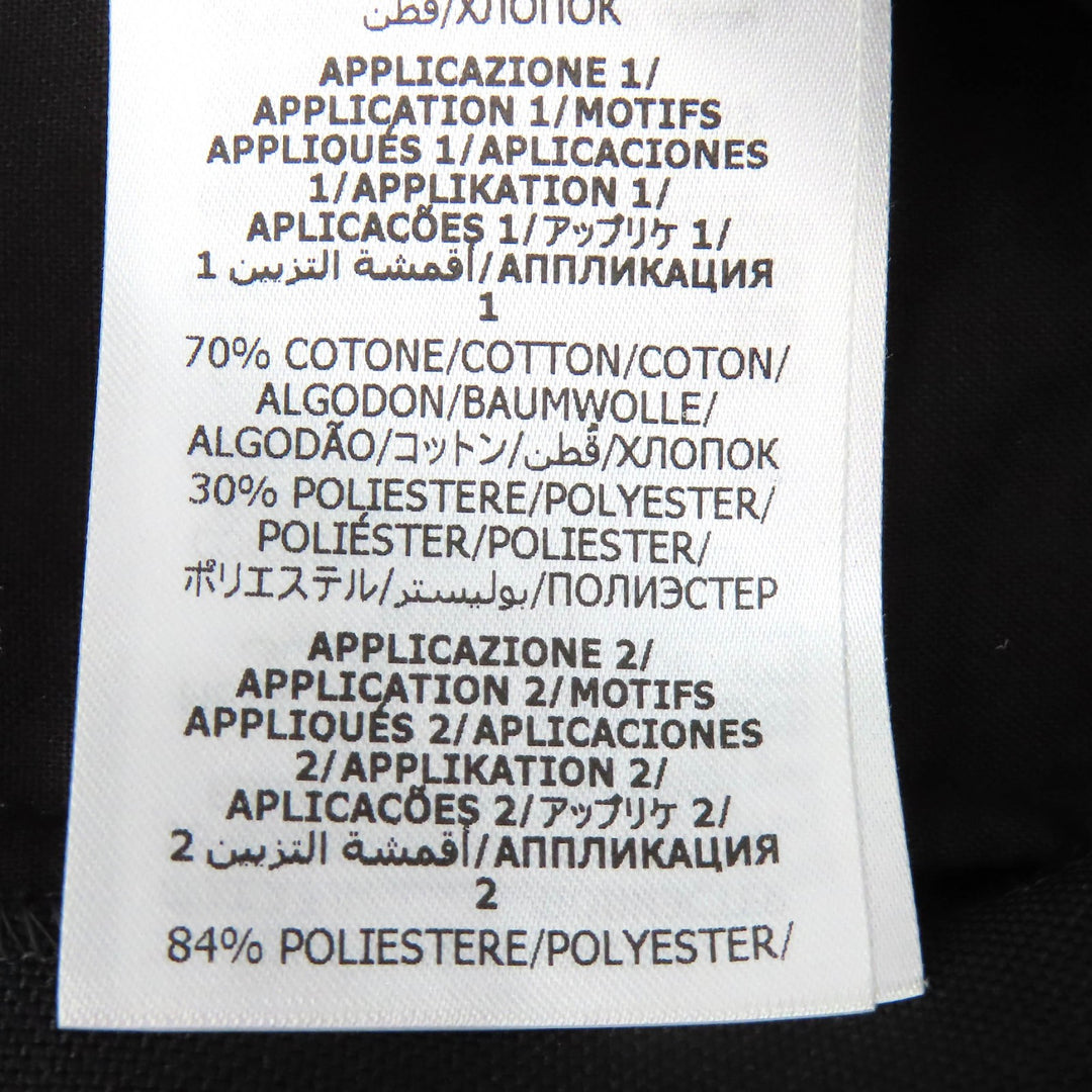 Excellent GUCCI Logo patch pleated single-breasted pants slacks blacK 44 751787