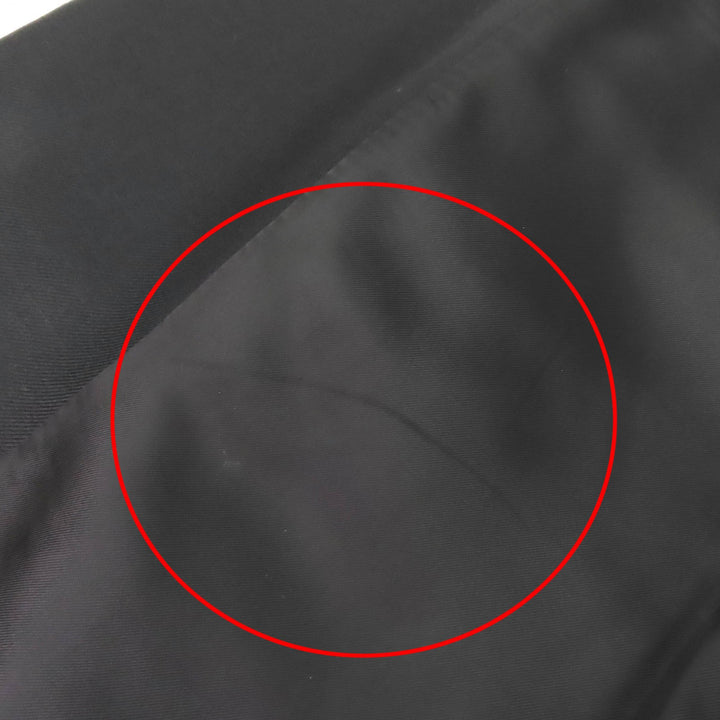 Excellent PRADA tailored jacket single black Virgin wool mens UGM222