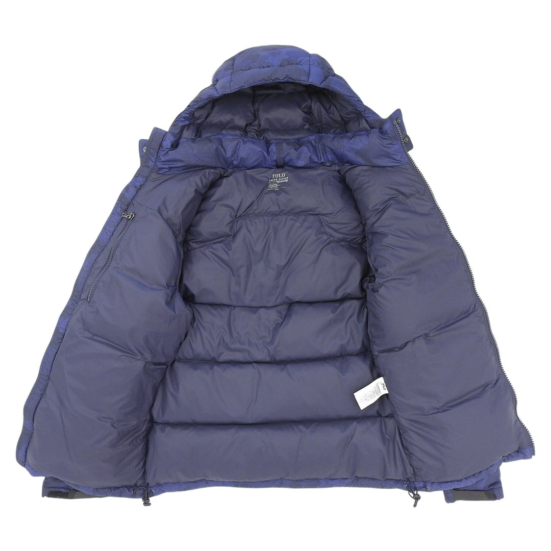 Excellent POLO RALPH LAUREN Down jacket Navy polyester mens S