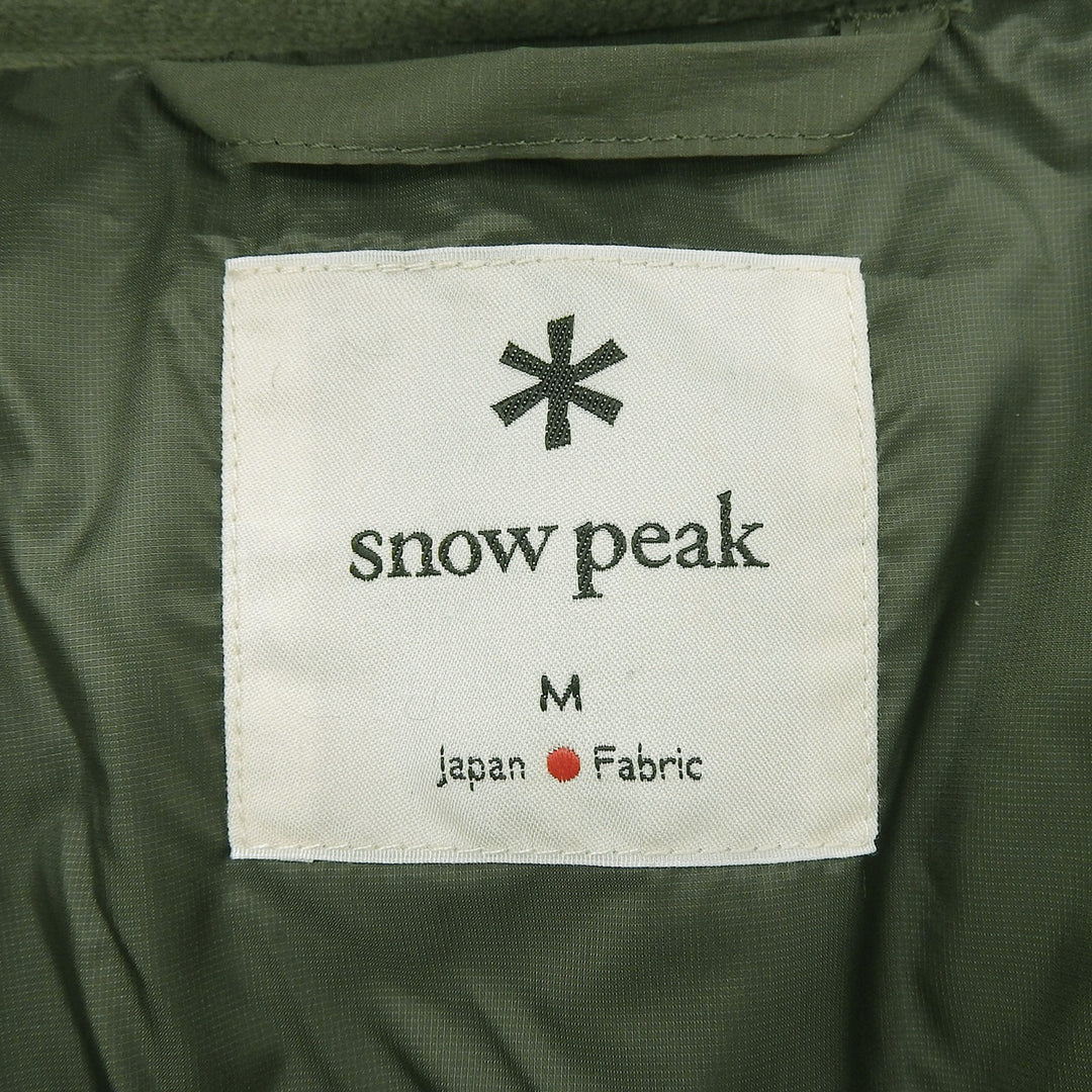 Pristine Snow Peak Down jacket Recycled Light Down Jacket mens M JK-22AU005