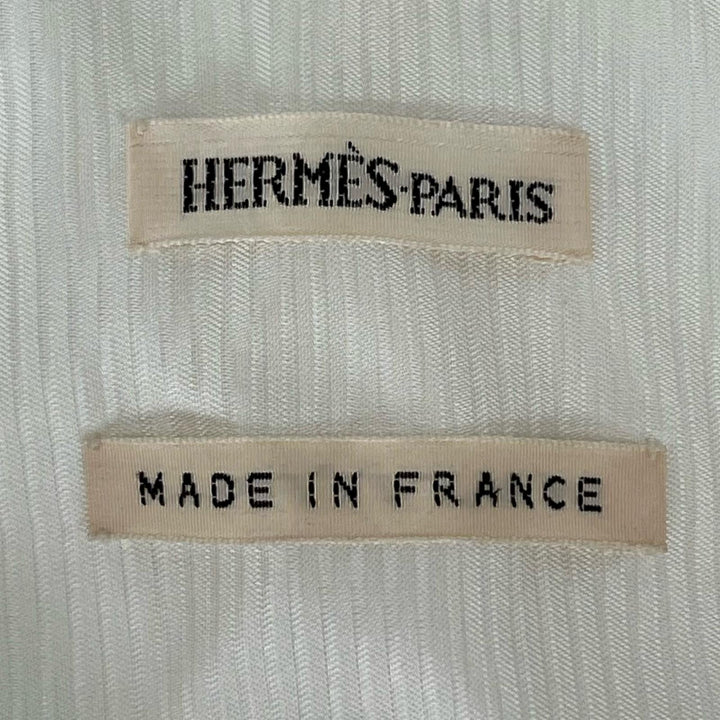 Excellent HERMES Best The Charm of Normandy Coast During the Margiela silk 40