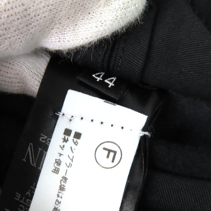 Great BALMAIN Emblem Button Padded Hooded P-Coat black wool mens 44 W5HT862D162