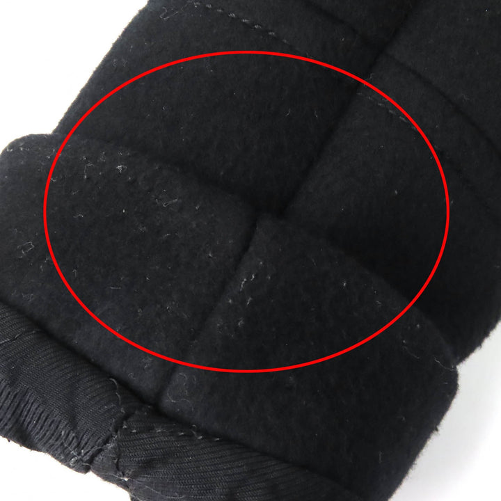 Great BALMAIN Emblem Button Padded Hooded P-Coat black wool mens 44 W5HT862D162
